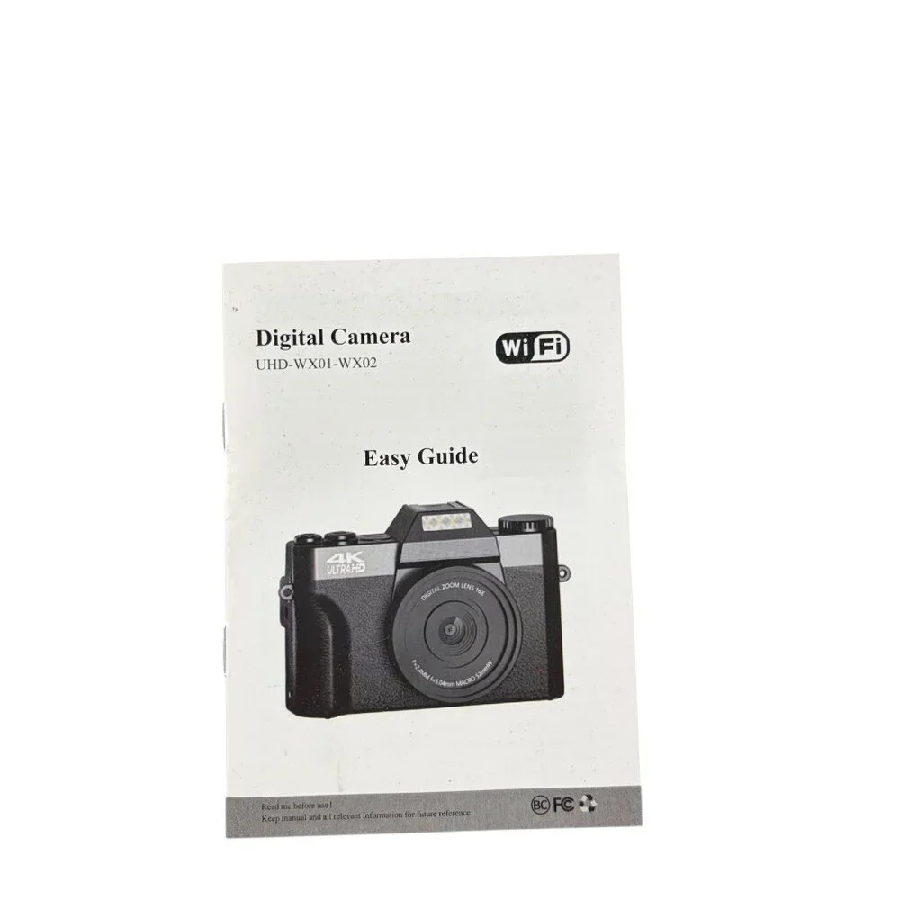 4K Ultra HD Digital Camera With WiFi 16X Zoom Lens UHD-WX01-WX02 For Photography - Picture 2 of 10